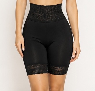 HIGH WAIST LACE SHAPING SHORTS