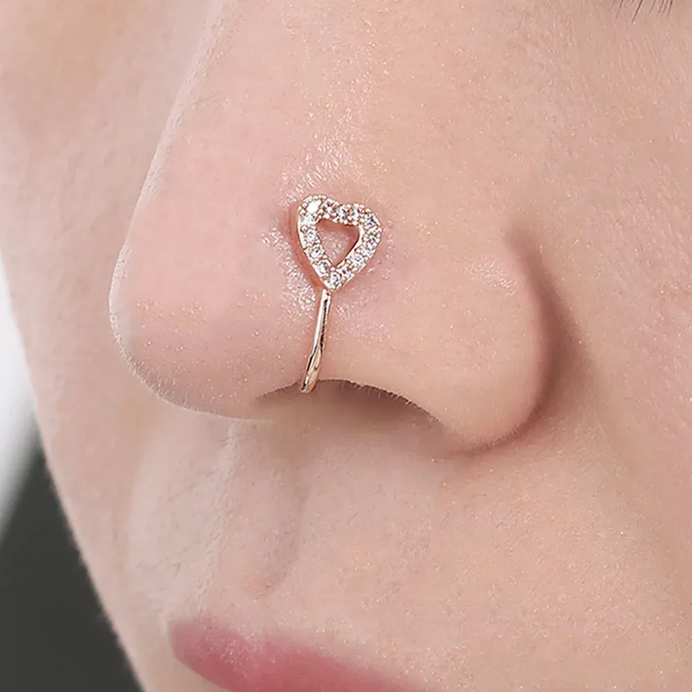 Non-piercing Clip-on Ear/Nose Ring — image 3