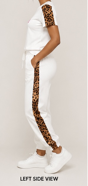 LEOPARD PANEL TWO-PIECE SET — image 3