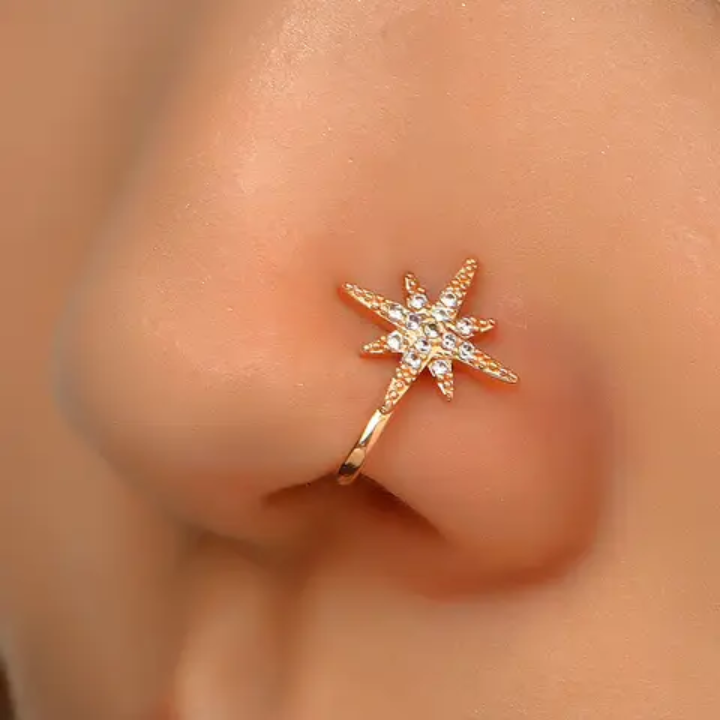 Non-piercing Clip-on Ear/Nose Ring — image 6