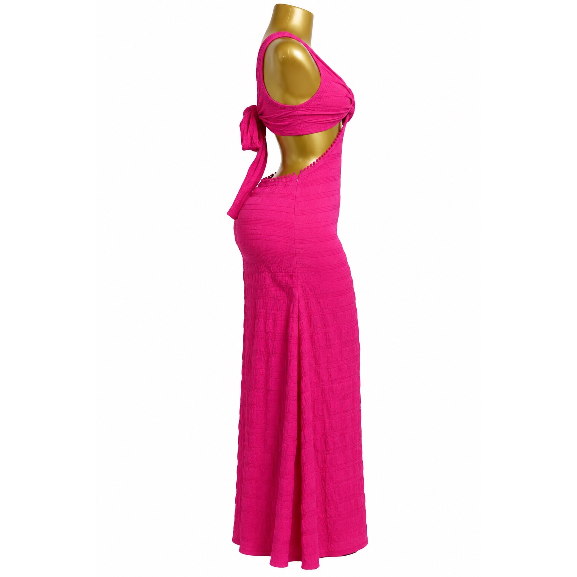 Pink Cut-Out Maxi Dress — image 3