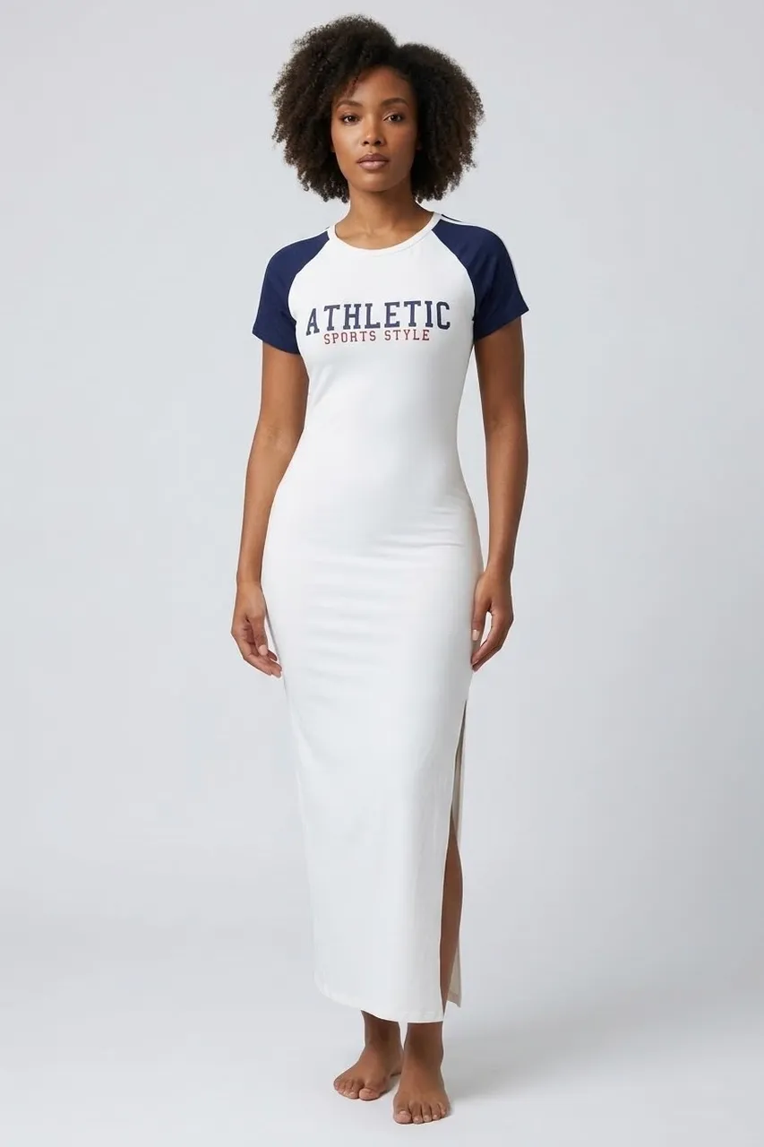Athletic Sports Style Raglan Sleeve — image 1