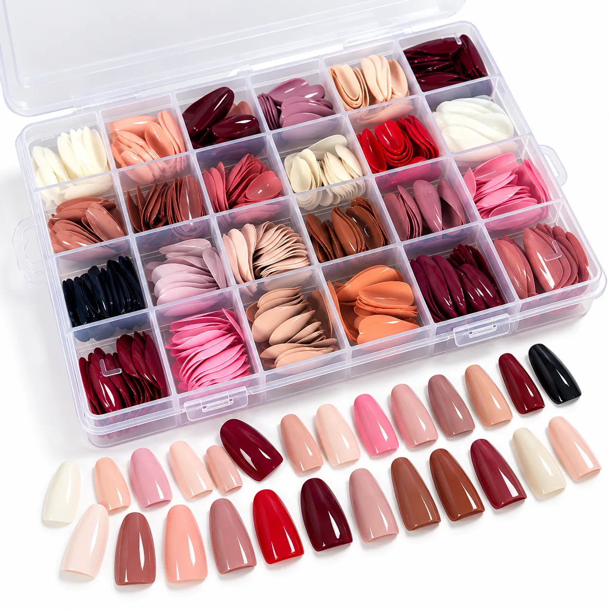 Multi-Color Press-On Nail Tips Set — image 2