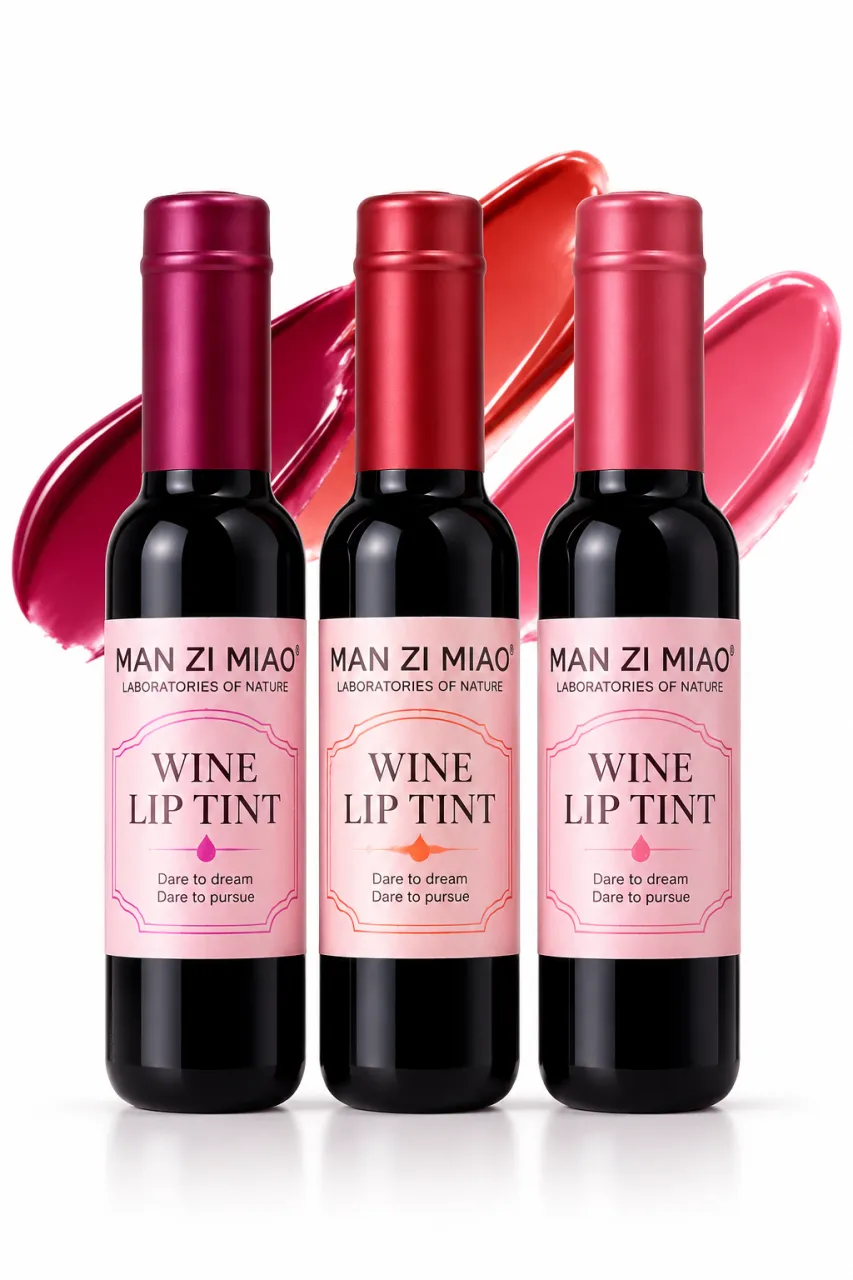 MAN ZI MIAO Long-Lasting Wine Bottle Lip Tint — image 1