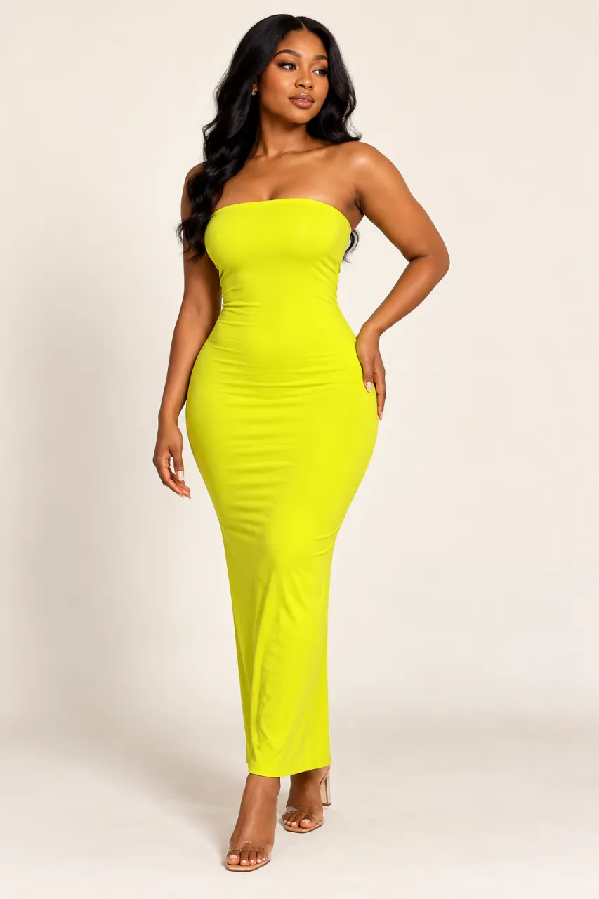 Glow Strapless Maxi Dress — image 1