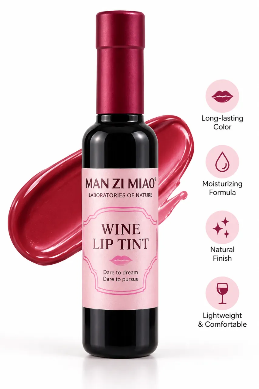 MAN ZI MIAO Long-Lasting Wine Bottle Lip Tint — image 2